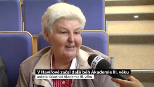 Pro seniory z Havířova započal další běh Akademie III. věku