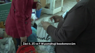 Žáci 5. ZŠ ve F-M pomáhají bezdomovcům