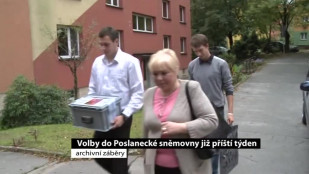 Volby do Poslanecké sněmovny již příští týden