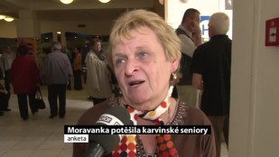 Moravanka potěšila karvinské seniory