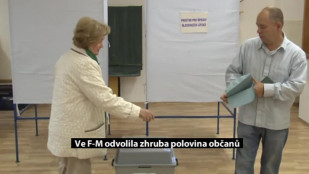 Ve F-M odvolila zhruba polovina občanů