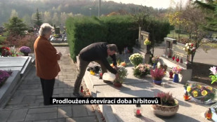 Prodloužená otevírací doba hřbitovů