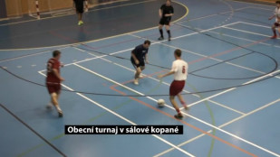 Obecní turnaj v sálové kopané