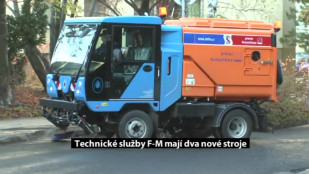 Technické služby F-M mají dva nové stroje