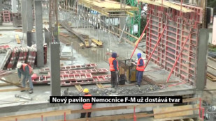 Nový pavilon Nemocnice F-M už dostává tvar