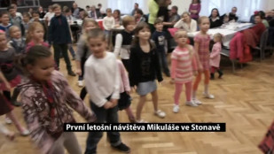 První letošní návštěva Mikuláše ve Stonavě