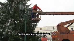 Karviná se pomalu připravuje na blížící se Vánoce