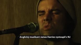 Anglický muzikant James Harries vystoupil v Novém Jičíně