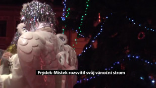 Frýdek-Místek rozsvítil svůj vánoční strom