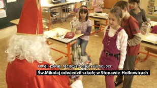 Św.Mikołaj odwiedził szkołę w Stonawie-Hołkowicach