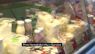 V Karviné se konaly první farmářské trhy