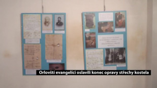 Orlovští evangelíci oslavili konec opravy střechy kostela