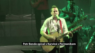 Petr Bende zpíval s karvinským Permoníkem