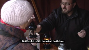 Betlémské světlo dorazilo i do Orlové