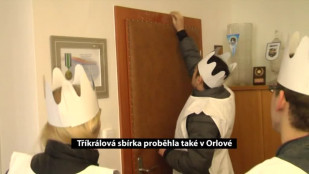 Tříkrálová sbírka proběhla také v Orlové