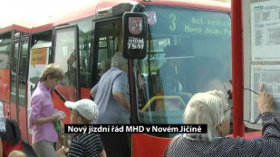 Nový jízdní řád MHD v Novém Jičíně