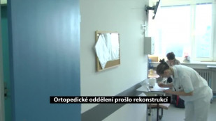 Ortopedické oddělení prošlo rekonstrukcí