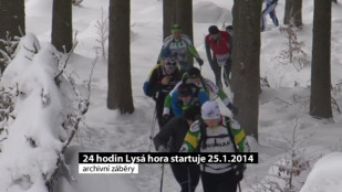 24 hodin na Lysé hoře startuje 25. 1. 2014