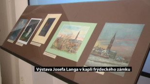 Výstava Josefa Langa v kapli frýdeckého zámku