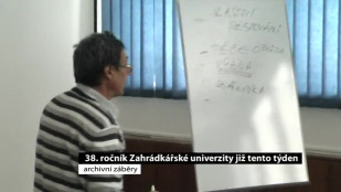 38. ročník Zahrádkářské univerzity již tento týden