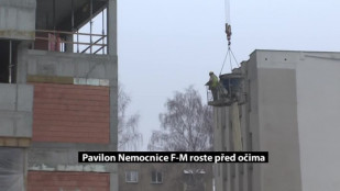 Pavilon Nemocnice F-M roste před očima