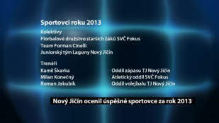 Nový Jičín ocenil úspěšné sportovce za rok 2013