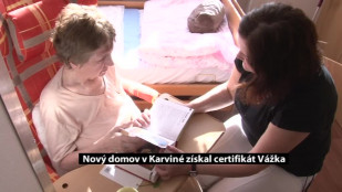 Nový domov v Karviné získal certifikát Vážka