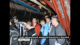 Stáž zahraničních studentů hornictví v Karviné