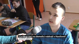 Anketa: Co říkají žáci na demolici nádražní v Havířově?