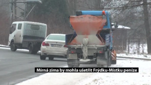 Mírná zima by mohla ušetřit Frýdku-Místku peníze