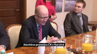 Návštěva premiéra České republiky v Karviné