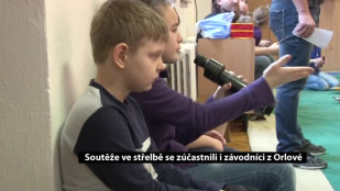 Soutěže ve střelbě se zúčastnili závodníci z Orlové