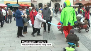 Bez komentáře - novojičínský jarmark s Masopustem a maskami