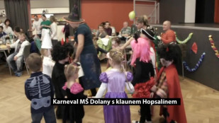 Karneval MŠ Dolany s klaunem Hopsalínem