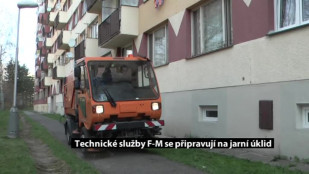 Technické služby F-M se připravují na jarní úklid