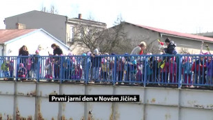 První jarní den v Novém Jičíně