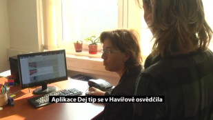 Aplikace Dej tip se po roce v Havířově osvědčila