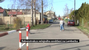 Rekonstrukce veřejného osvětlení na Lamberku u Nového Jičína