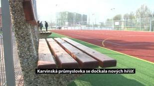 Střední průmyslová škola v Karviné se dočkala nových hřišť