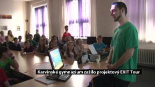 Karvinské gymnázium zažilo projektový den EXIT Tour