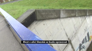 Most v ulici Slezská se bude opravovat