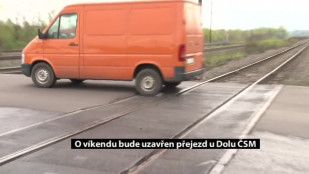 O víkendu bude uzavřen přejezd u Dolu ČSM