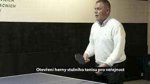 V Havířově se otevřela herna stolního tenisu pro veřejnost