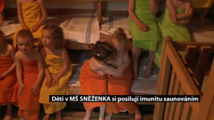 Děti v MŠ SNĚŽENKA si posilují imunitu saunováním