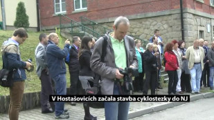 V Hostašovicích začala stavba cyklostezky do NJ