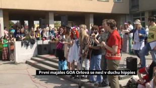 První majáles GOA Orlová se nesl v duchu hippies