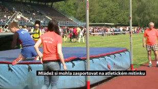 Mládež si mohla zasportovat na atletickém mítinku