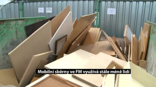 Mobilní sběrny ve FM využívá stále méně lidí