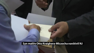 Syn malíře Otto Kraighera-Mlczocha navštívil Nový Jičín