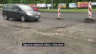 Oprava státních silnic v Karviné